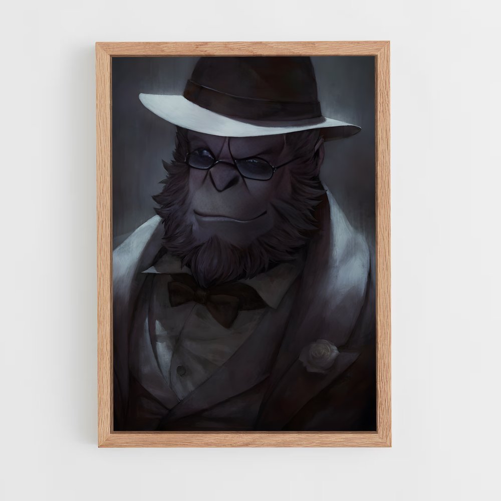 Poster Winston le Sage – affiche Overwatch (vue 4)